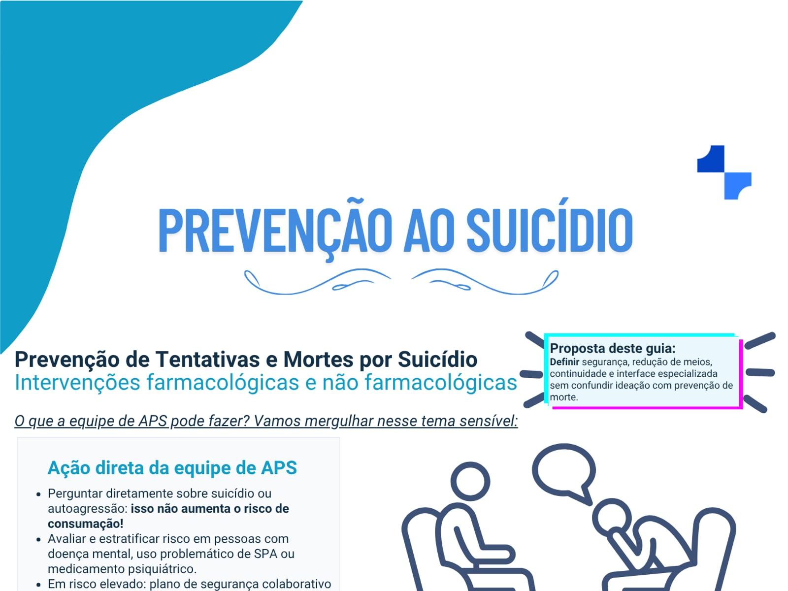 Prévia do guia Prevenção ao Suicídio
